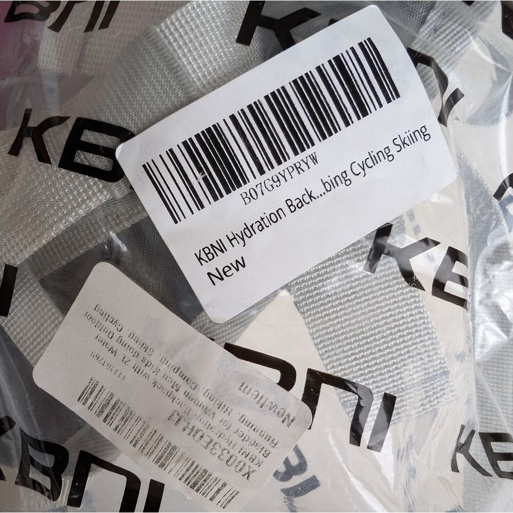 NWT KBNI Hydration Backpack Gray‎ and Purple - Picture 9 of 9